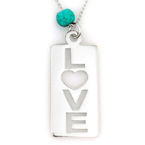 Plaka Love Aşk Kolyesi